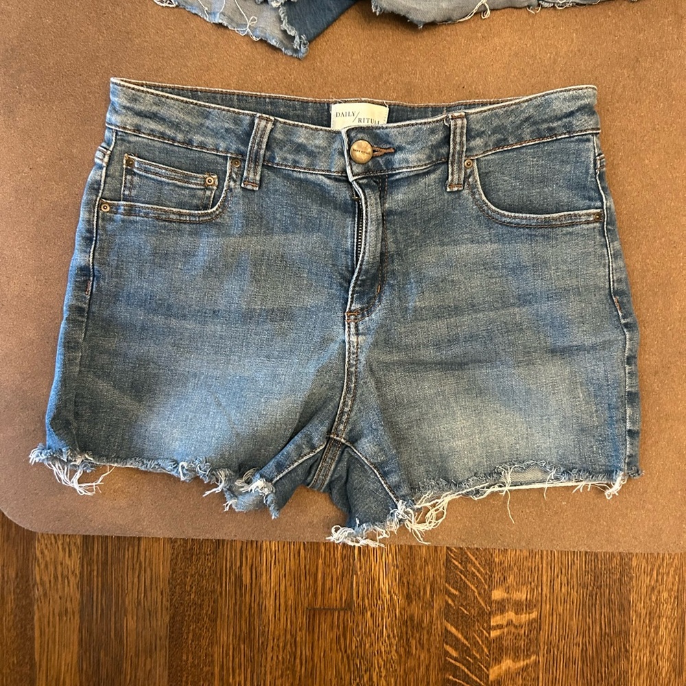 Daily Ritual Blue Jean Shorts